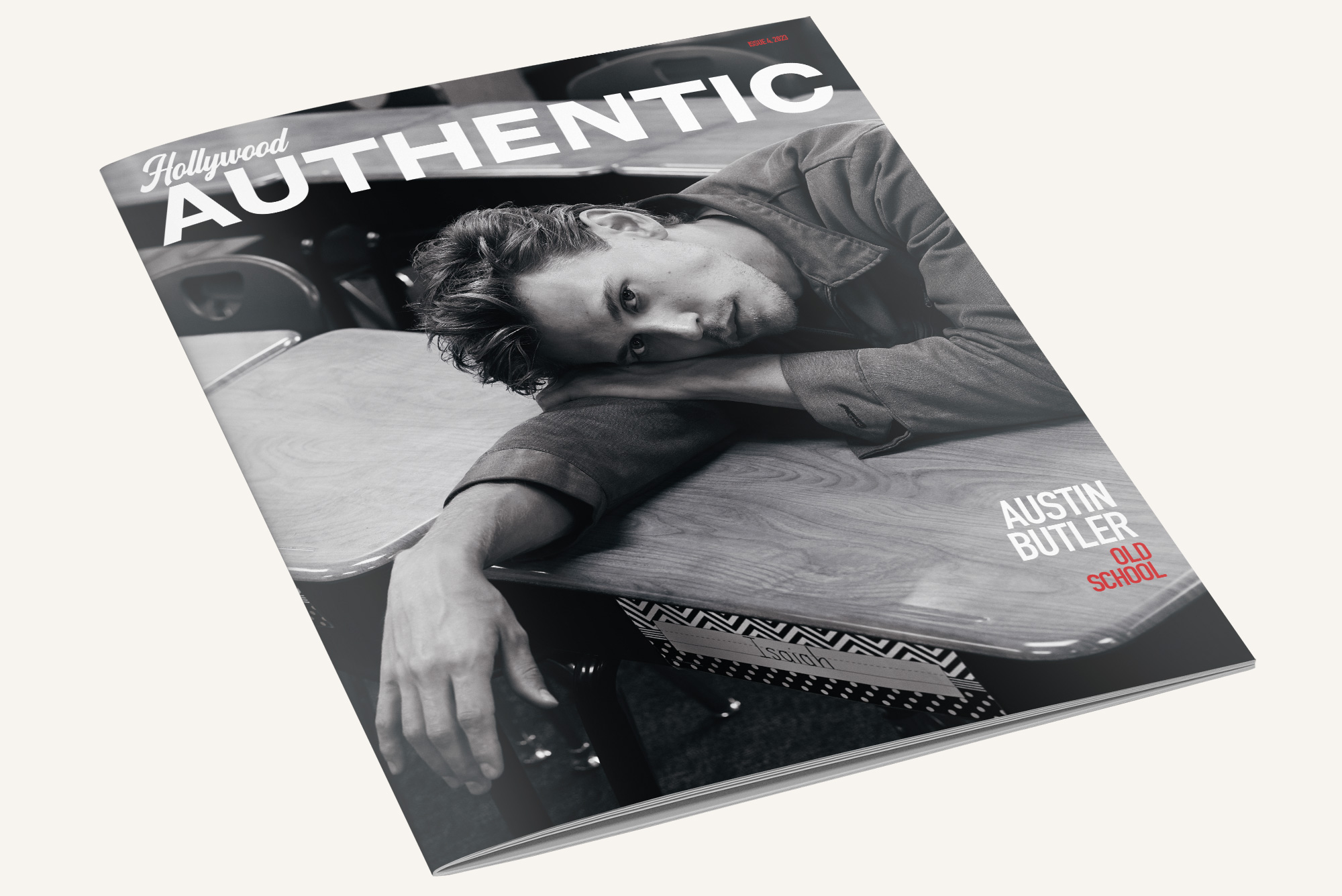 austin butler, the bikeriders, hollywood authentic, cover, issue 4, greg williams, greg williams photography